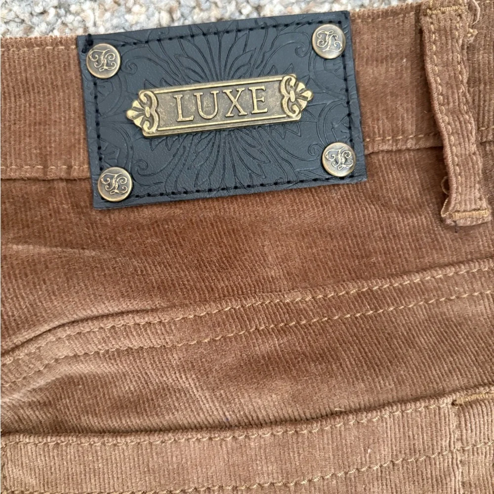 Tru Luxe Brown Corduroy Pants - Picture 7 of 13
